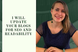 update and optimize your blog posts for SEO and readability