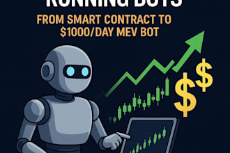 build solana volume bot, mev, sniper, arbitrage, pump fun on sol, eth
