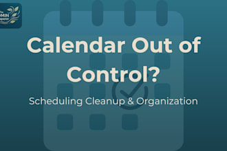 calendar organization for you