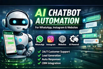 automate instagram and telegram chatbot with ai replies