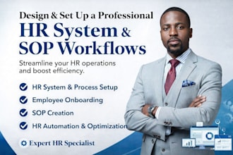 set up your HR system, onboarding, and sop workflows