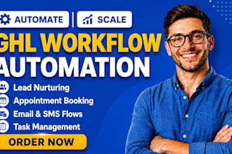 create gohighlevel workflow automation, ghl onboarding, and CRM expert