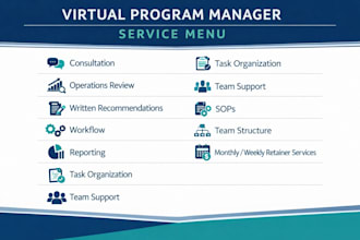 be your virtual program manager for operations