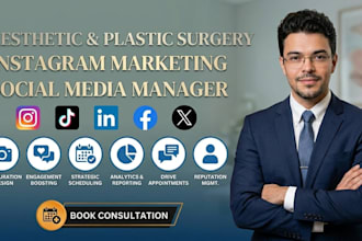 instagram marketing plastic surgery aesthetic clinic social media manager