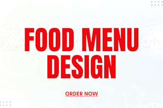 design modern restraurant food menu and cafe menu