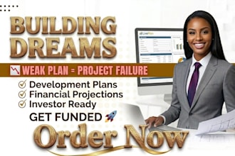 write a property development business plan for investors loans and funding