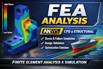 perform advanced fea structural analysis using ansys or comsol