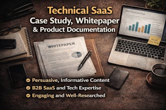 write a technical saas case study whitepaper or product documentation
