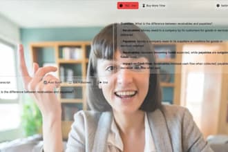 develop ai online interview assistant and copilot web app, ai mock interviewer