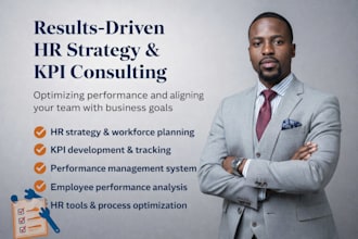 develop HR strategy, KPI, HR audit and performance management system