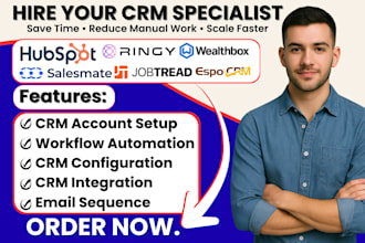 setup hubspot crm ringy crm salesmate automation jobtread crm espocrm wealthbox