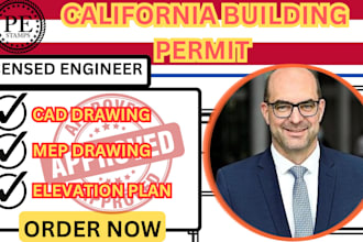 california permit,cad drawing,elevation plan,adu drawing,mep drawing,adu drawing