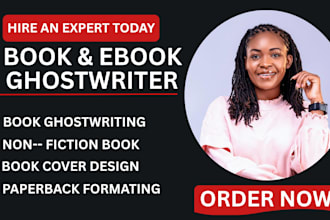 write professional ebook,kindle ebook,and ghostwrite content