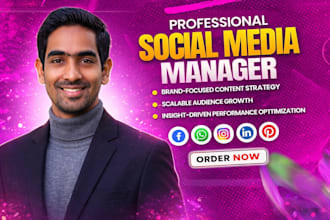 be your social media manager social media marketing manager social media post