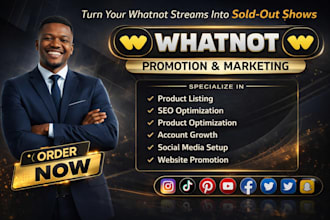 promote your whatnot shows boost whatnot views bid followers and sales
