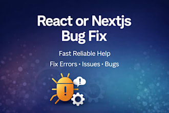 fix bugs in your react or nextjs application