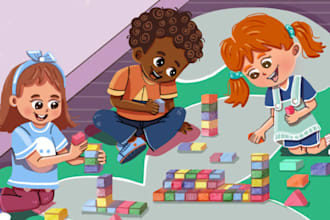 illustrate children story book illustration children book illustration kids book