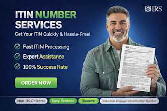 apply for irs itin application, prepare form w7, and get your US tax id