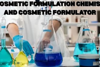 be your cosmetic formulation chemist and cosmetic formulator