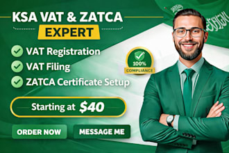 register ksa vat zatca vat number certificate setup saudi vat and ksa vat filing