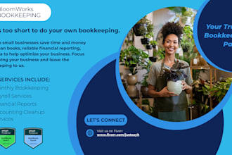 do accounting and bookkeeping cleanup in quickbooks online