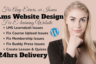 fix learndash lms issues wordpress lms issues errors bug fix