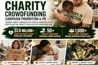 do charity crowdfunding campaign promotion gofundme marketing