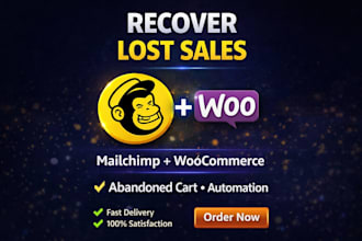 set up mailchimp woocommerce integration and abandoned cart emails