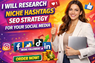 research niche hashtags SEO strategy for your social media growth engagement