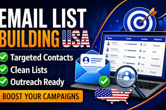 build targeted healthcare email lists in USA for outreach campaigns