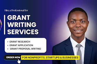 do grant writing, grant research and grant proposal