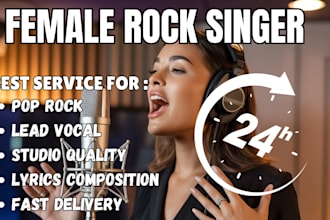 be your female rock singer rock vocalist female songwriter metal singer