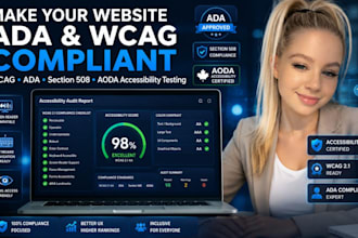 make your website pass ada compliance testing wcag 508 aoda standards