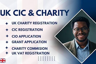 register your UK charity, ltd, cic or cqc provide full support