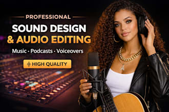 clean enhance edit your audio voice recording