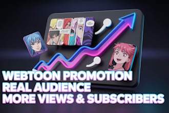 promote your webcomic, webtoon promotion, tapas, manga, comic