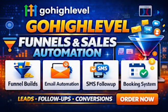 setup gohighlevel sales funnel automation ghl email automation ghl clickfunnels