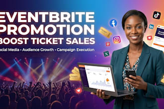 eventbrite website promotion, event promotion ticket sales, webinar marketing