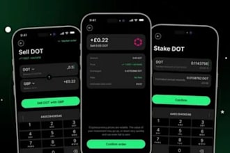 crypto wallet app fintech app android banking app mobile app development ios app