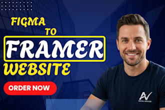 create framer website from figma or webflow, redesign and seo optimization