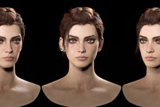 create 3d ai avatar chatbot realistic 3d metahuman character with open ai