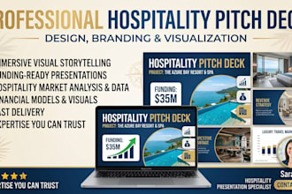 design luxury hospitality pitch deck boutique hotels resort tourism investment