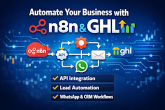 setup n8n, gohighlevel, ghl, API integration, and workflow automation