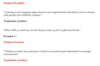 translate english and french to arabic fast and manually