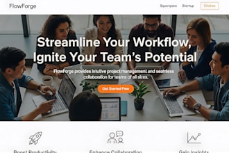 create squarespace saas startup website tech startup website ai software website
