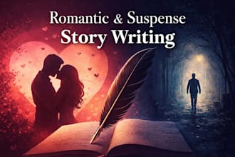 write a romantic and suspense story for you