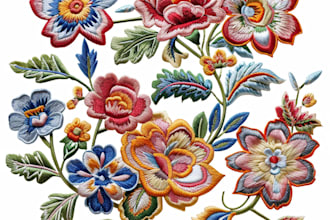 digitize design for embroidery into dst emb pes file