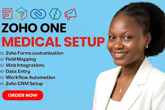 do zoho one expert zoho CRM setup automation for medical trainings and education