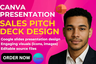design sales pitch deck canva presentation google slide design gamma ai design
