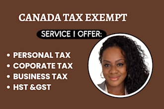 prepare and efile canada tax, corporate tax, personal tax, canada bookkeeping